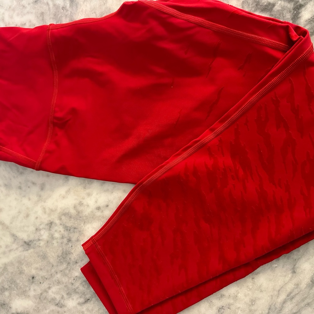 Vibrant Red Leggings lululemon